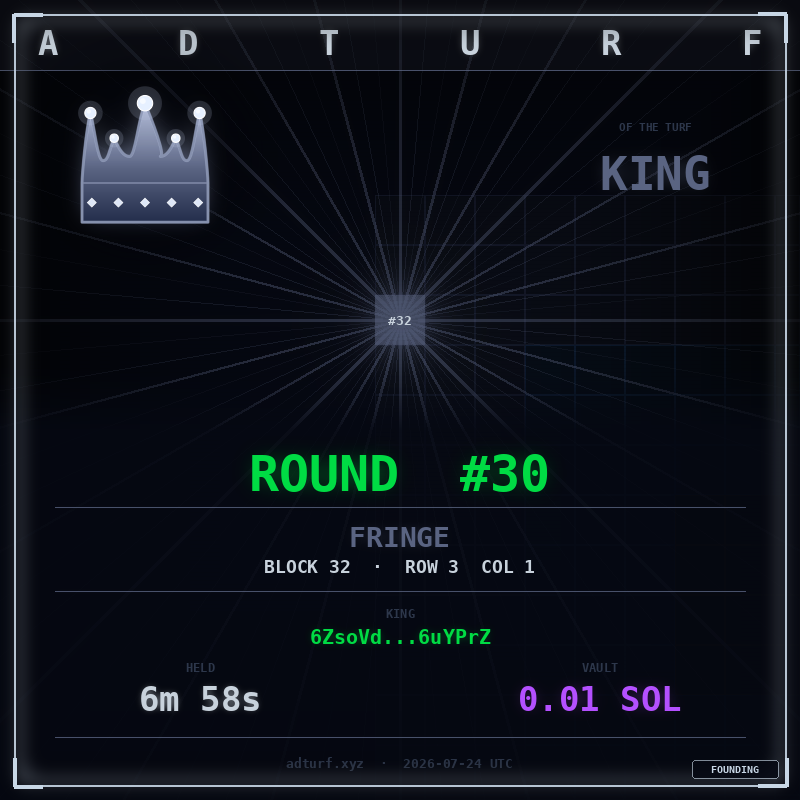 Round 30 King